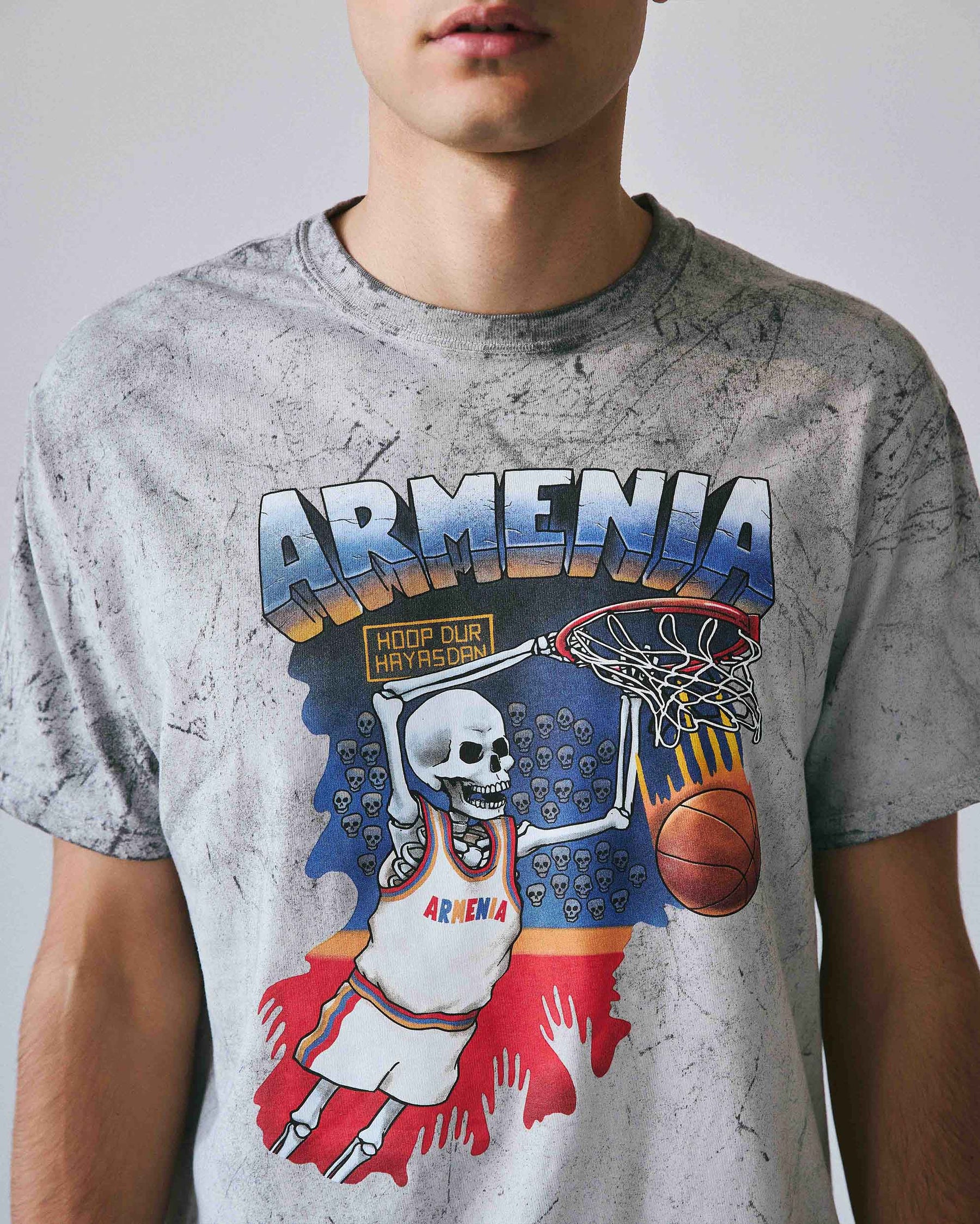 'Back From The Dead' Armenia Basketball T-Shirt