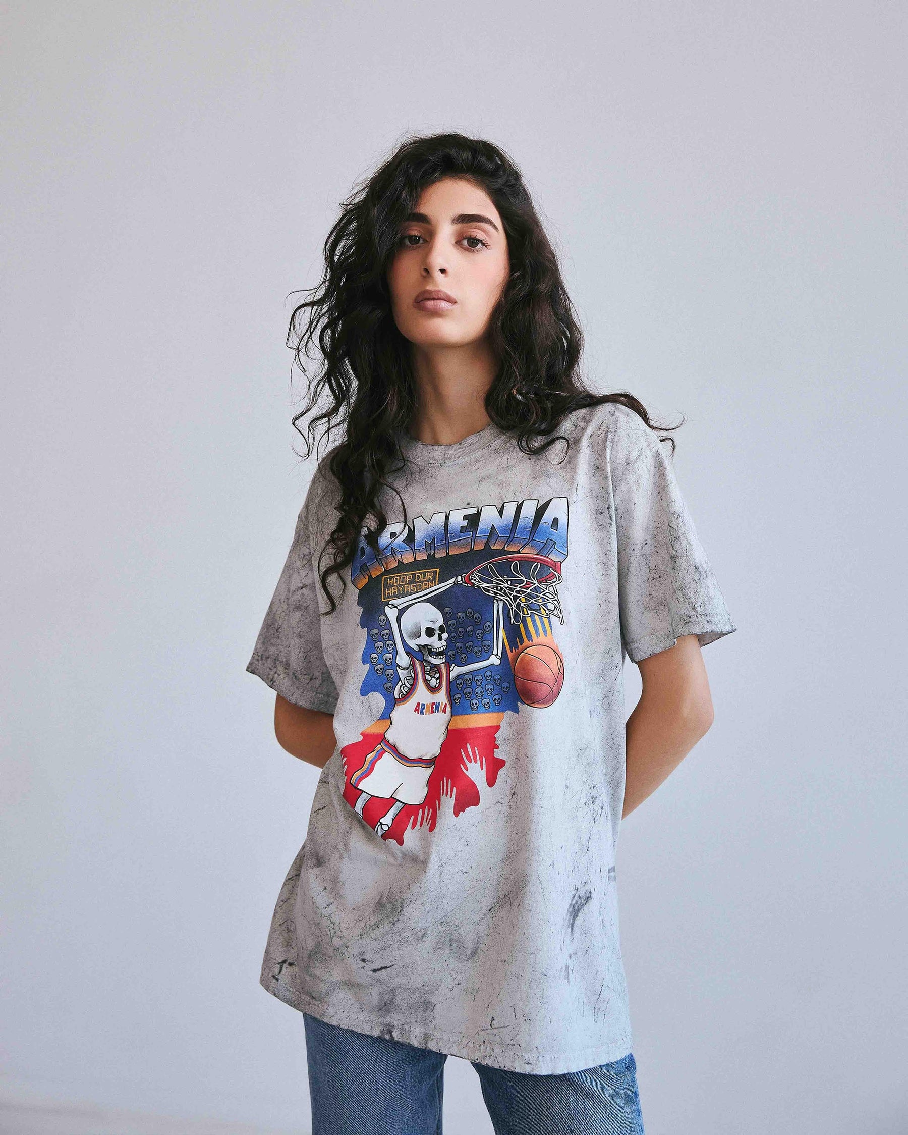 'Back From The Dead' Armenia Basketball T-Shirt