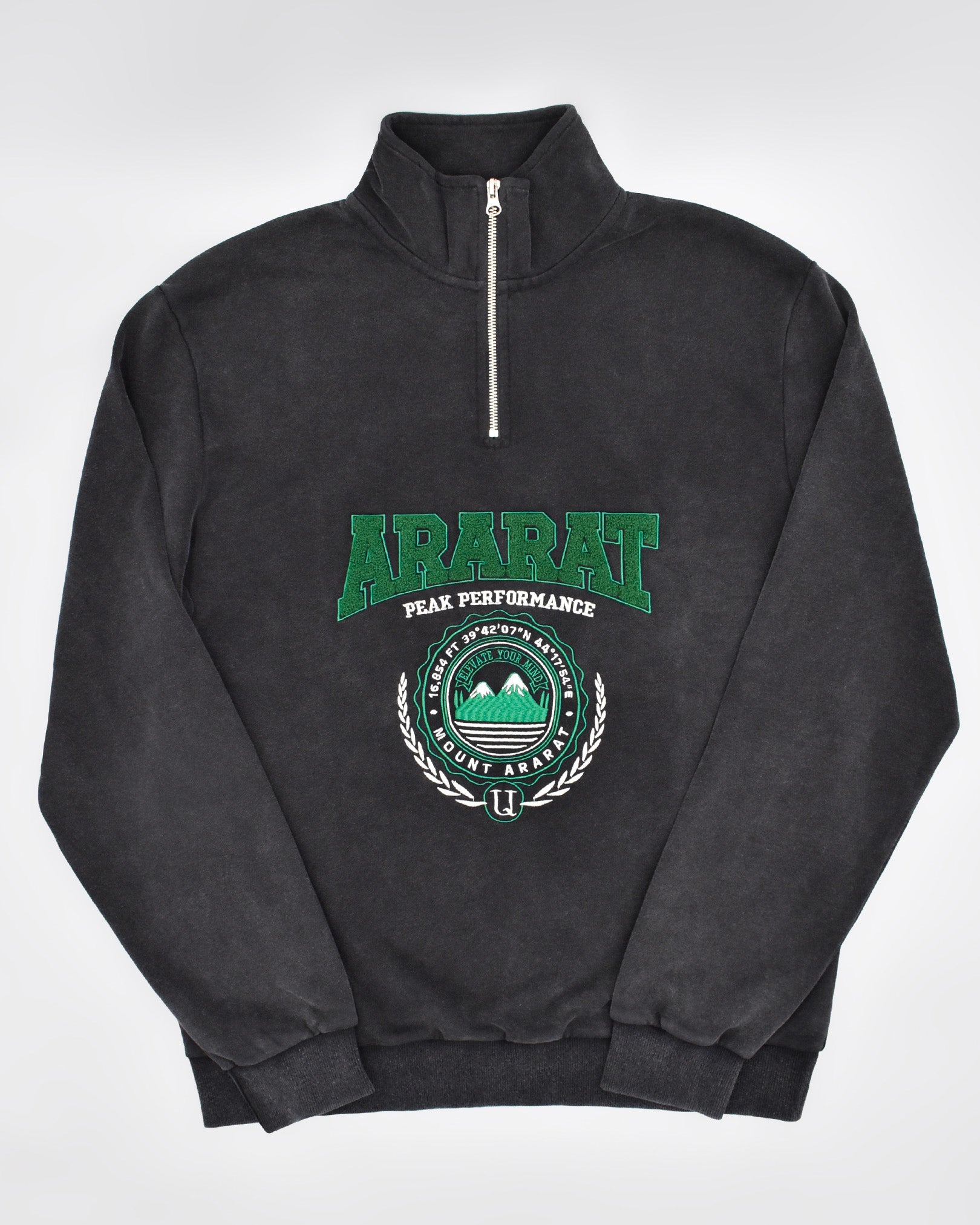 Ararat Peak Performer Vintage Wash Zip Top Sweatshirt