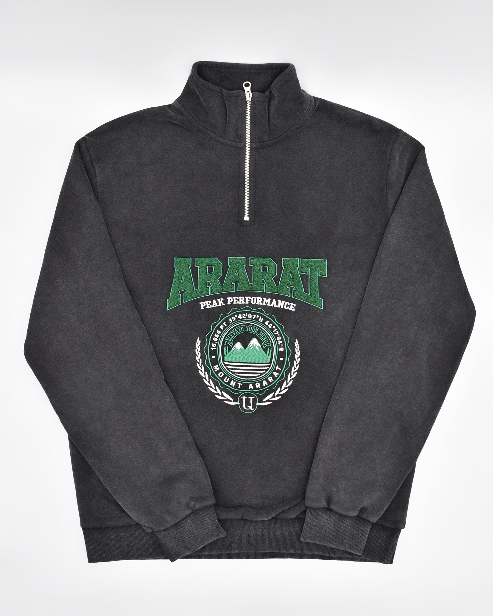 Ararat Peak Performer Vintage Wash Zip Top Sweatshirt