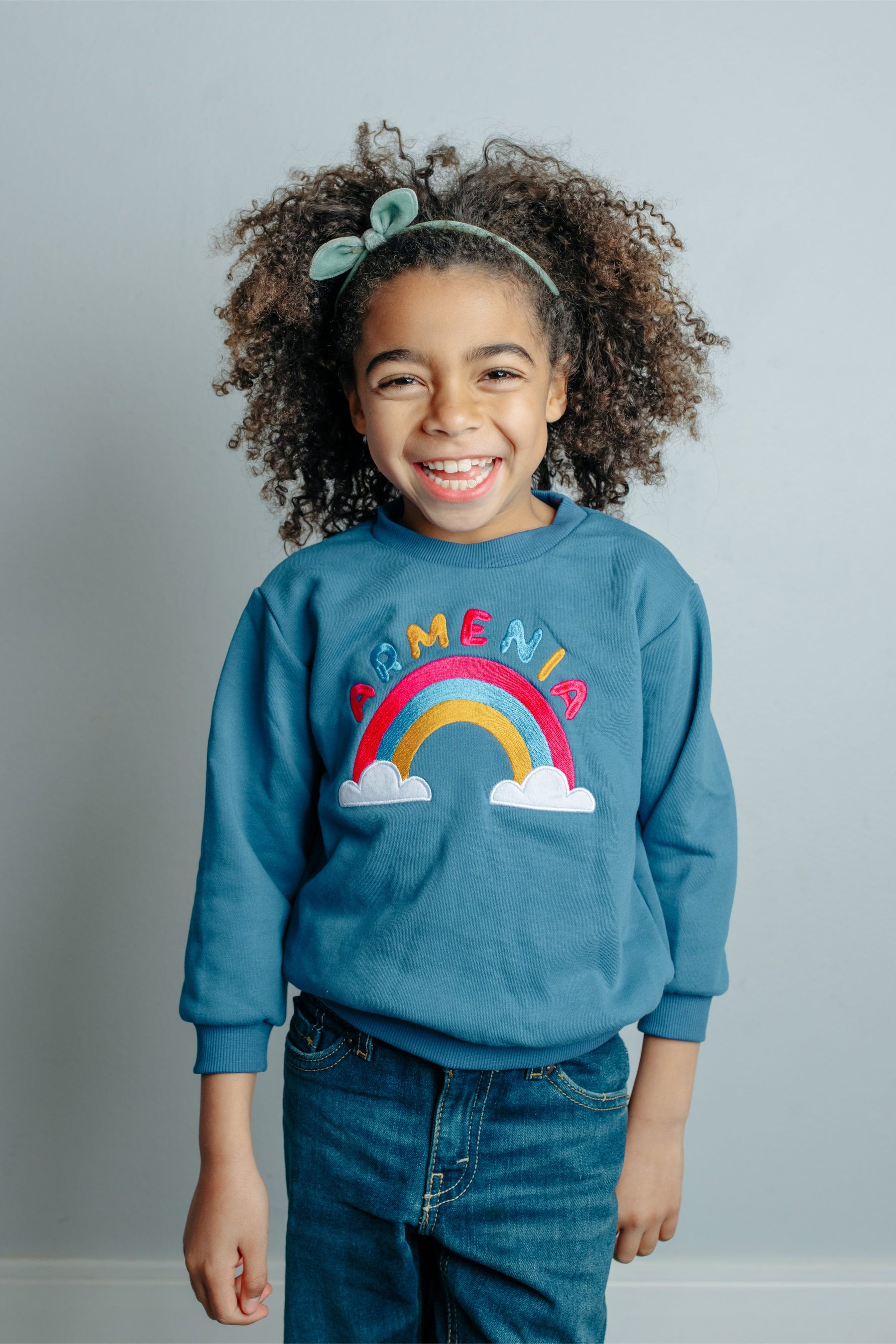 Toddler Armenian Rainbow Organic Sweatshirt