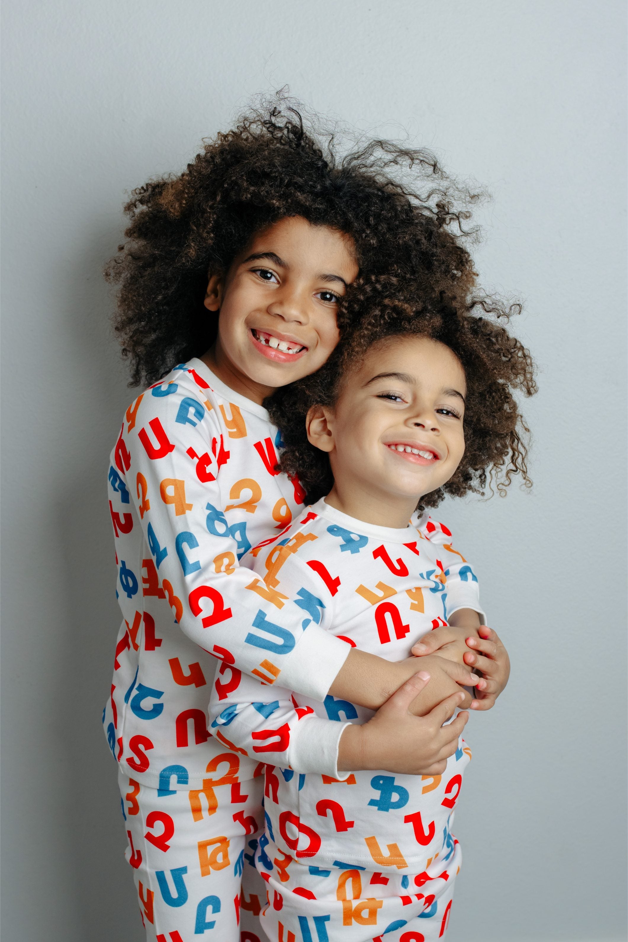 Toddler Armenian Alphabet ORGANIC Pajama Set
