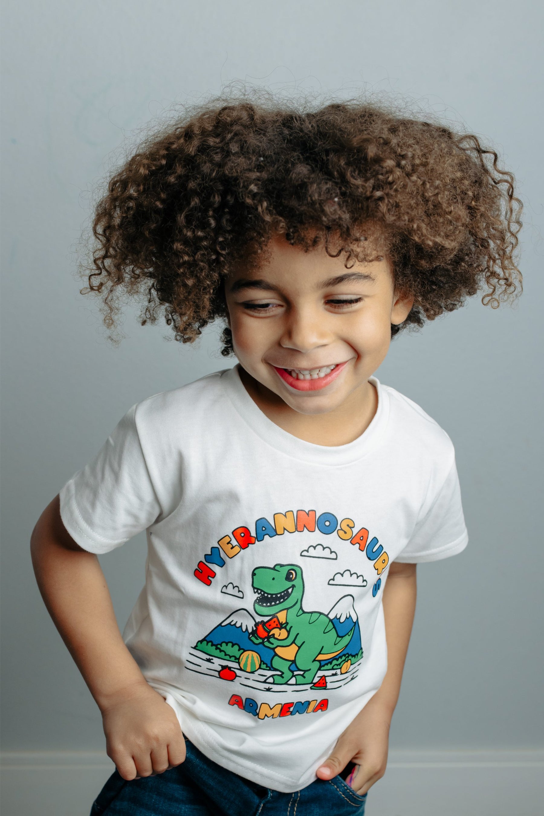 Toddler Hyerannosaurus Rex Organic Cotton T-Shirt