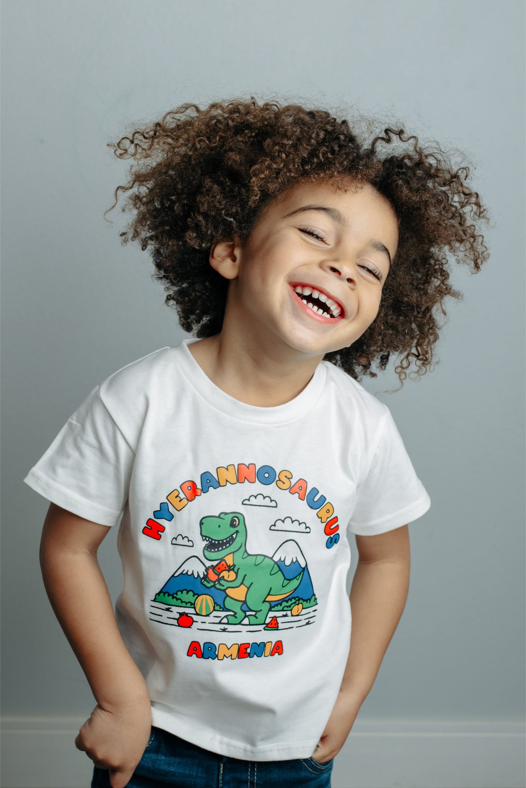 Toddler Hyerannosaurus Rex Organic Cotton T-Shirt