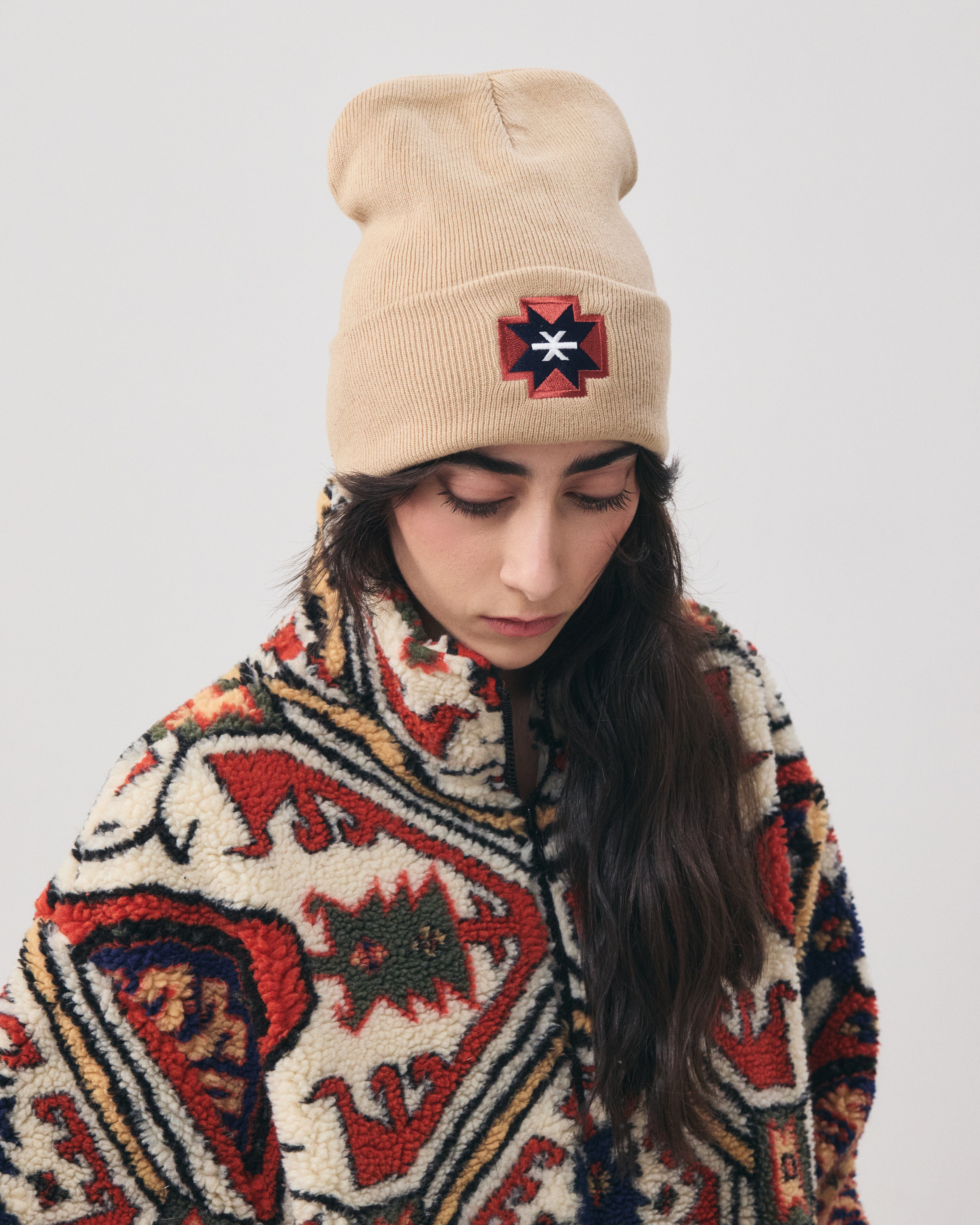 Arev Merino Wool Cuff Beanie