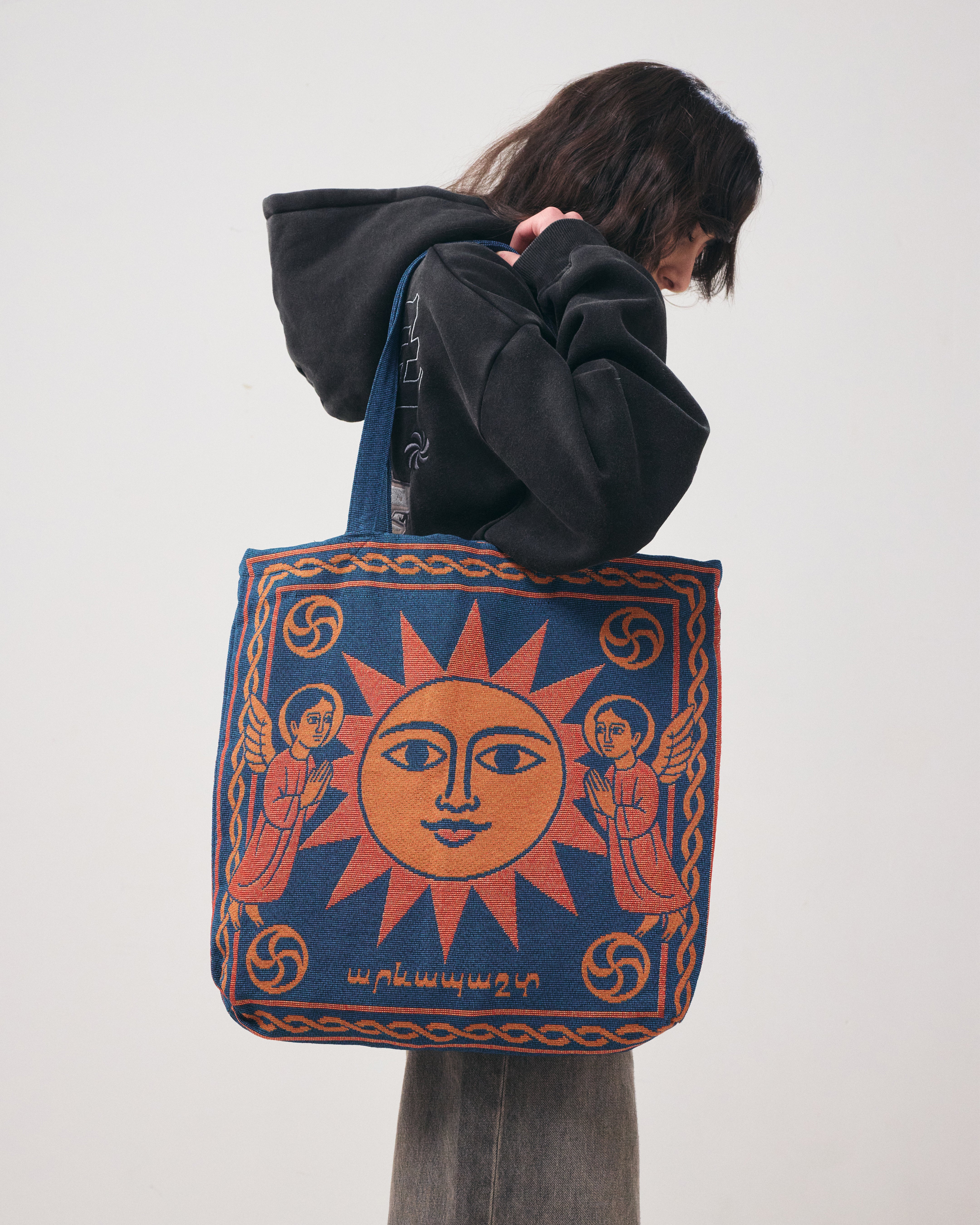 Arev Sun Worship Tapestry Bag