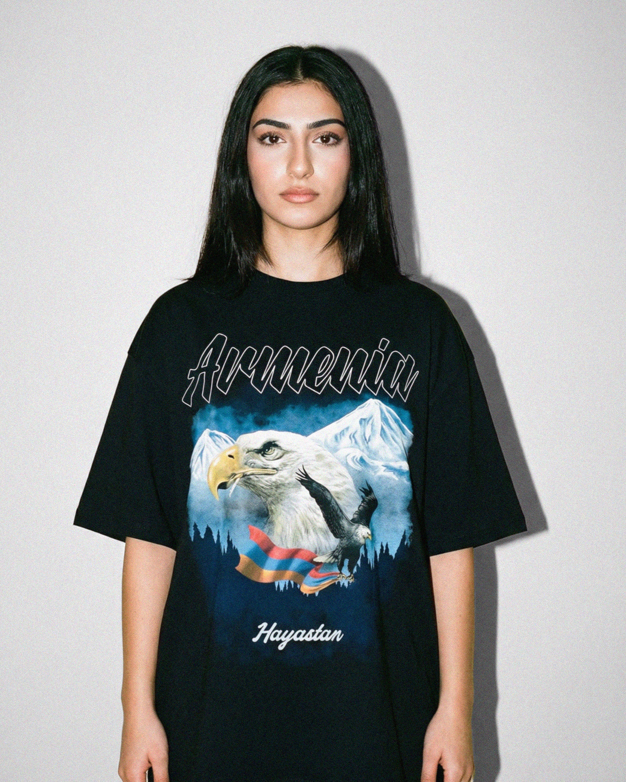 Proud Armenian Eagle Heavyweight T-Shirt