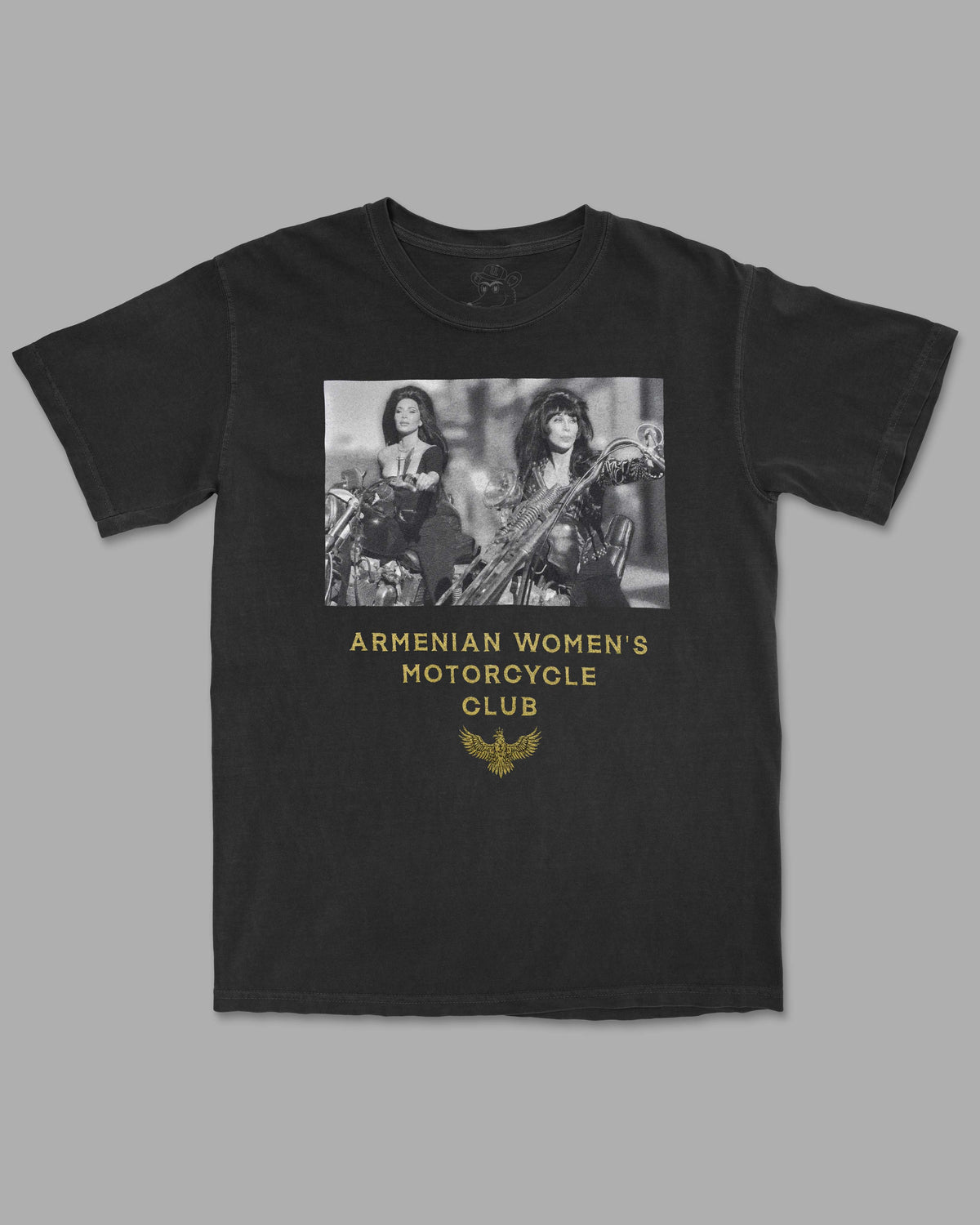 🔔IMPERFECT🔔  Armenian Women’s Motorcycle Club (Kim K & Cher) T-Shirt