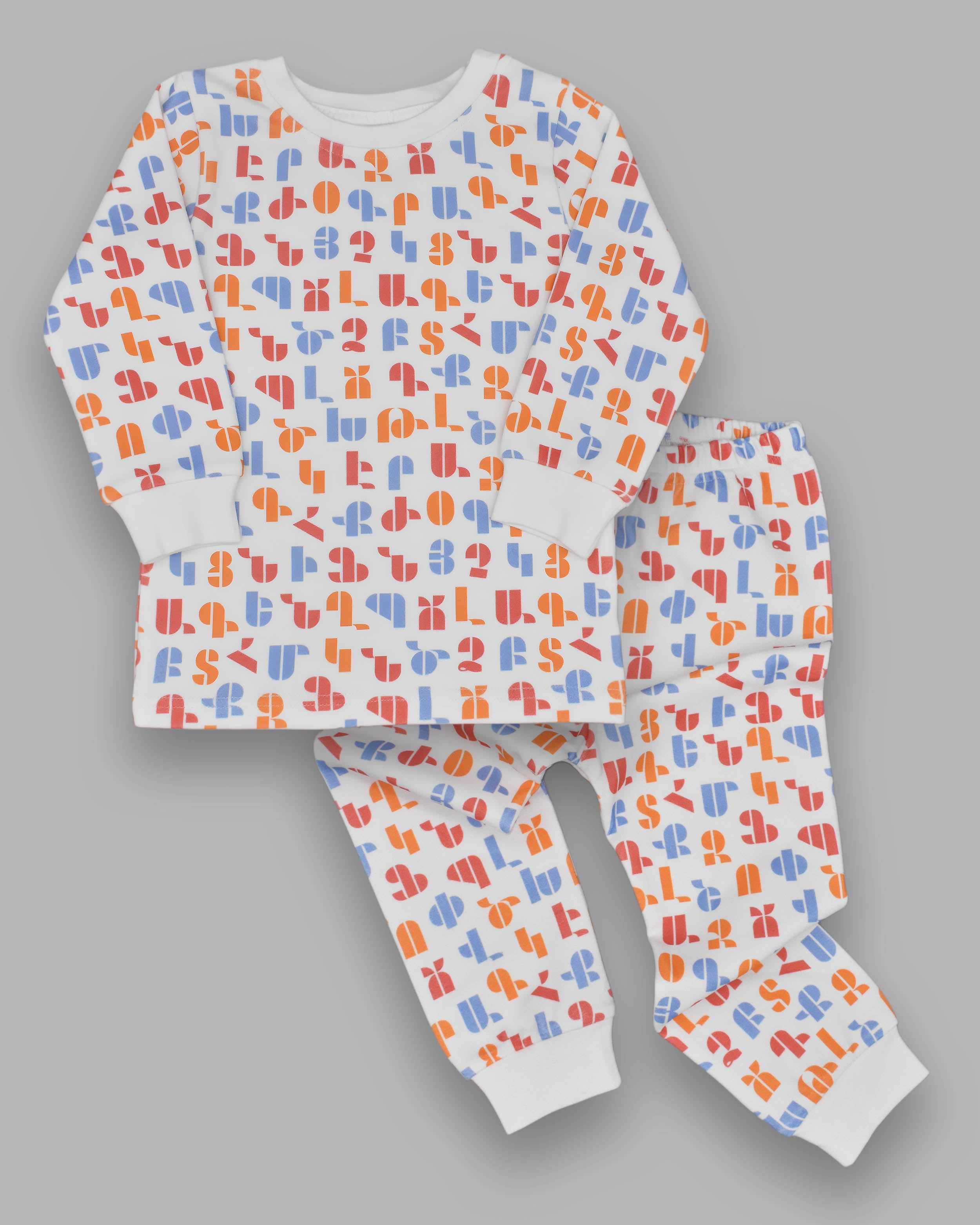 Armenian Alphabet Toddler Pajama Set