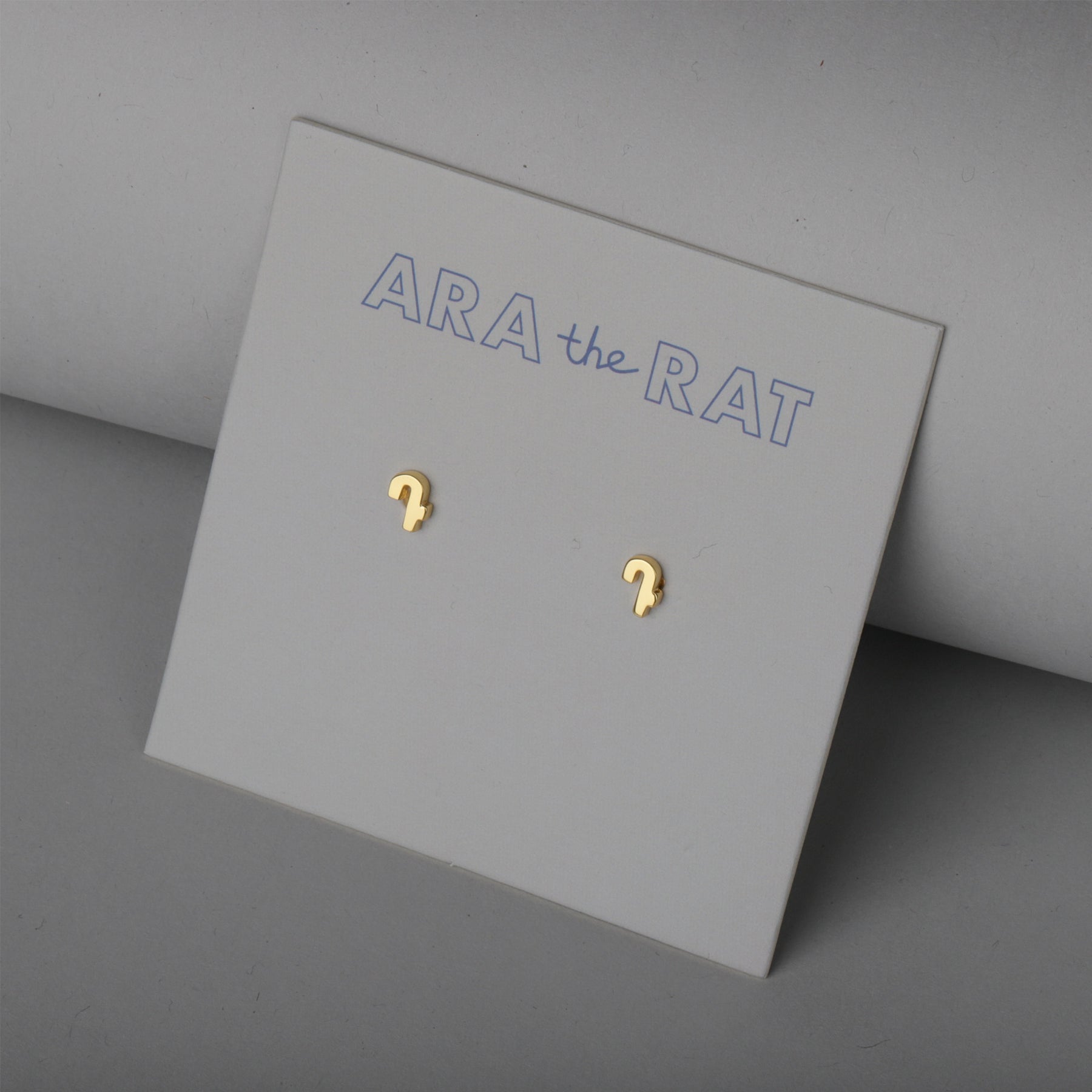 Armenian Letter 18K Gold Plated Earrings