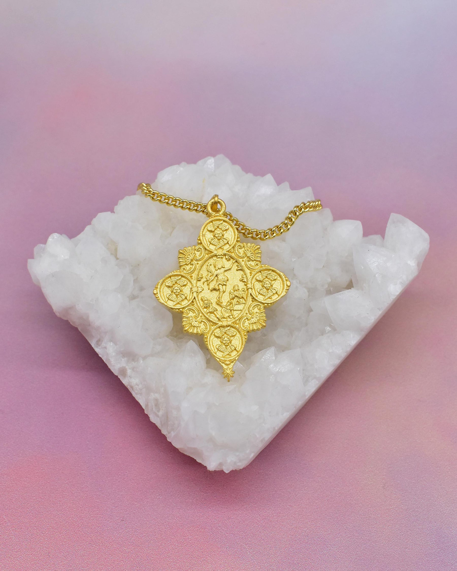 Aralez - Armenian Kingdom of Cilicia Altar Cross Necklace