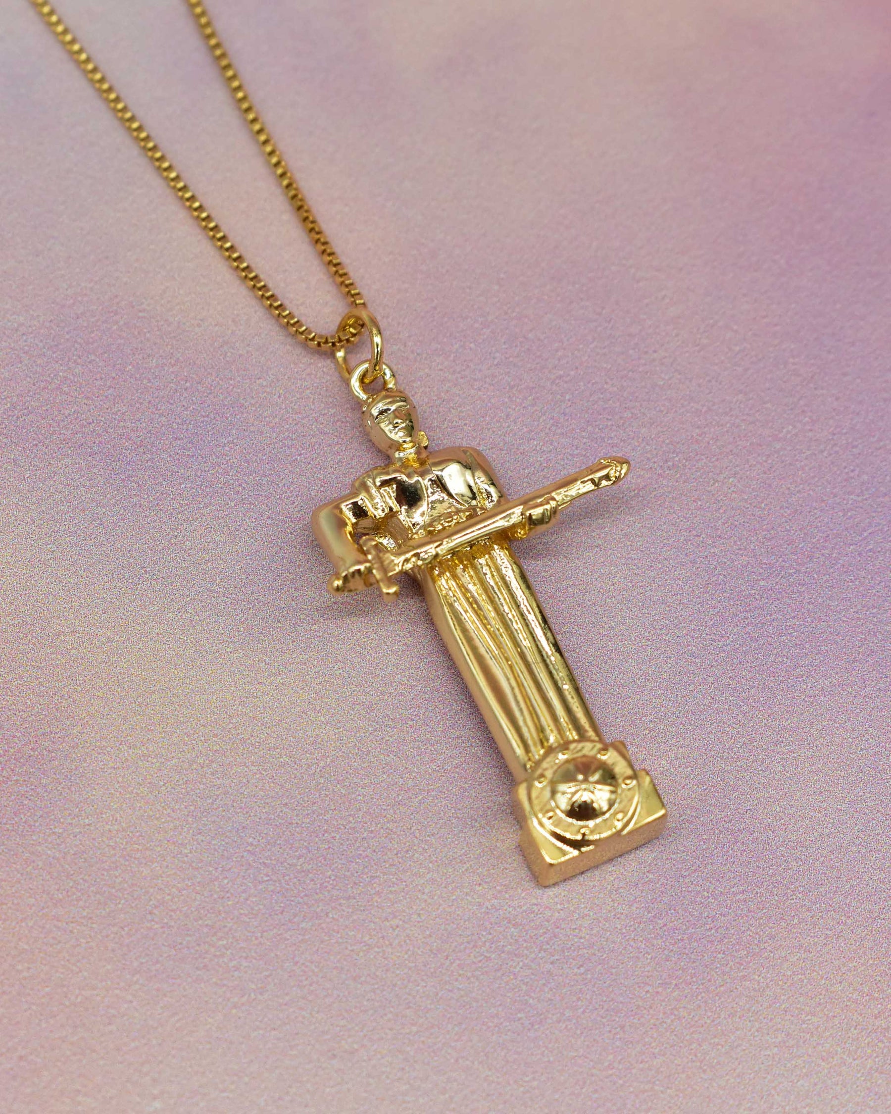 Gold Plated Mother Armenia Necklace