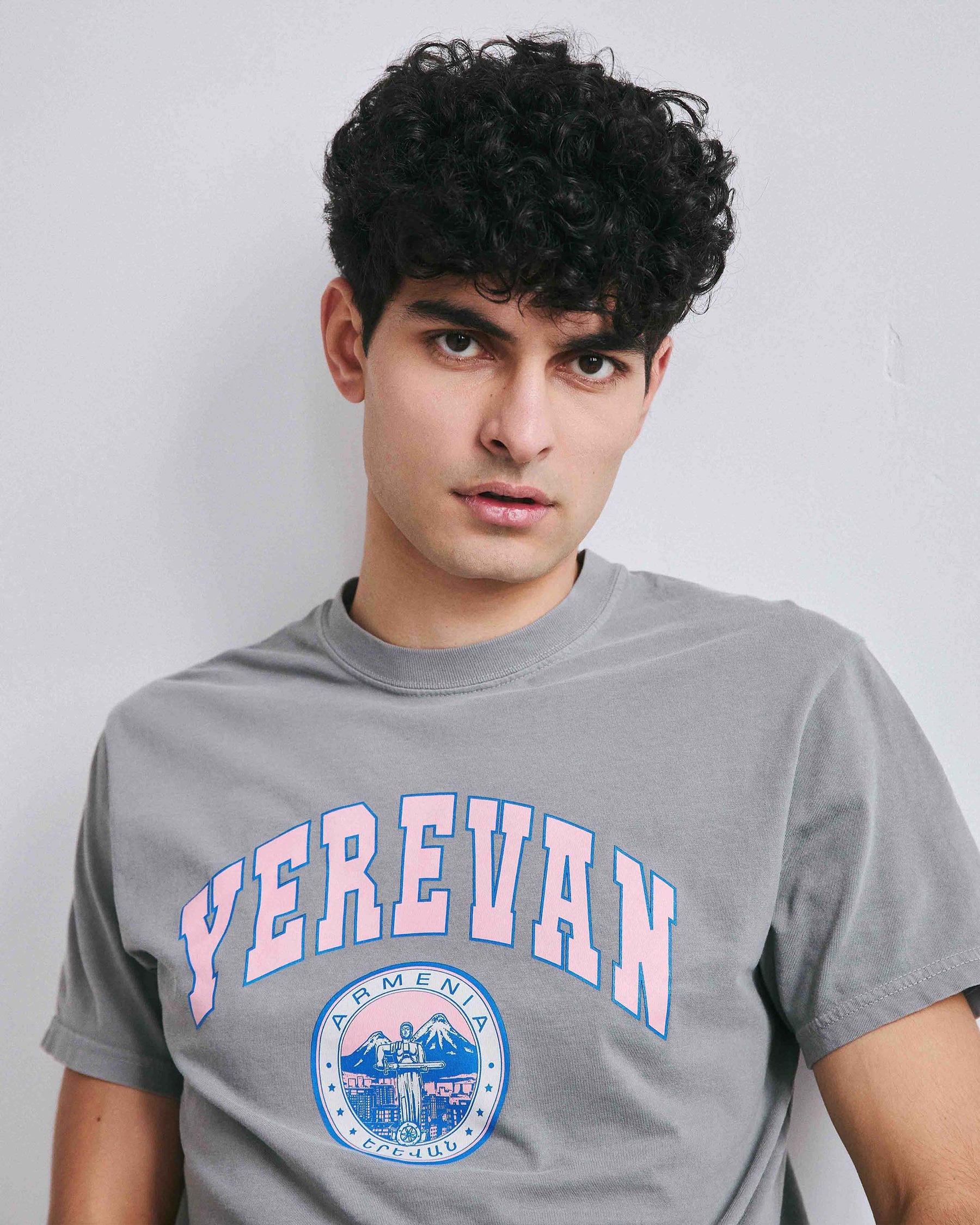 Yerevan Pink City Varsity Vintage T-Shirt