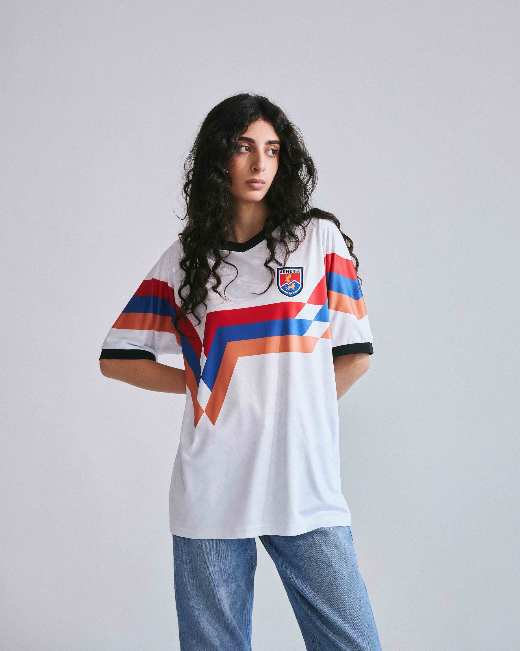 90s Armenia Football Soccer Concept Shirt