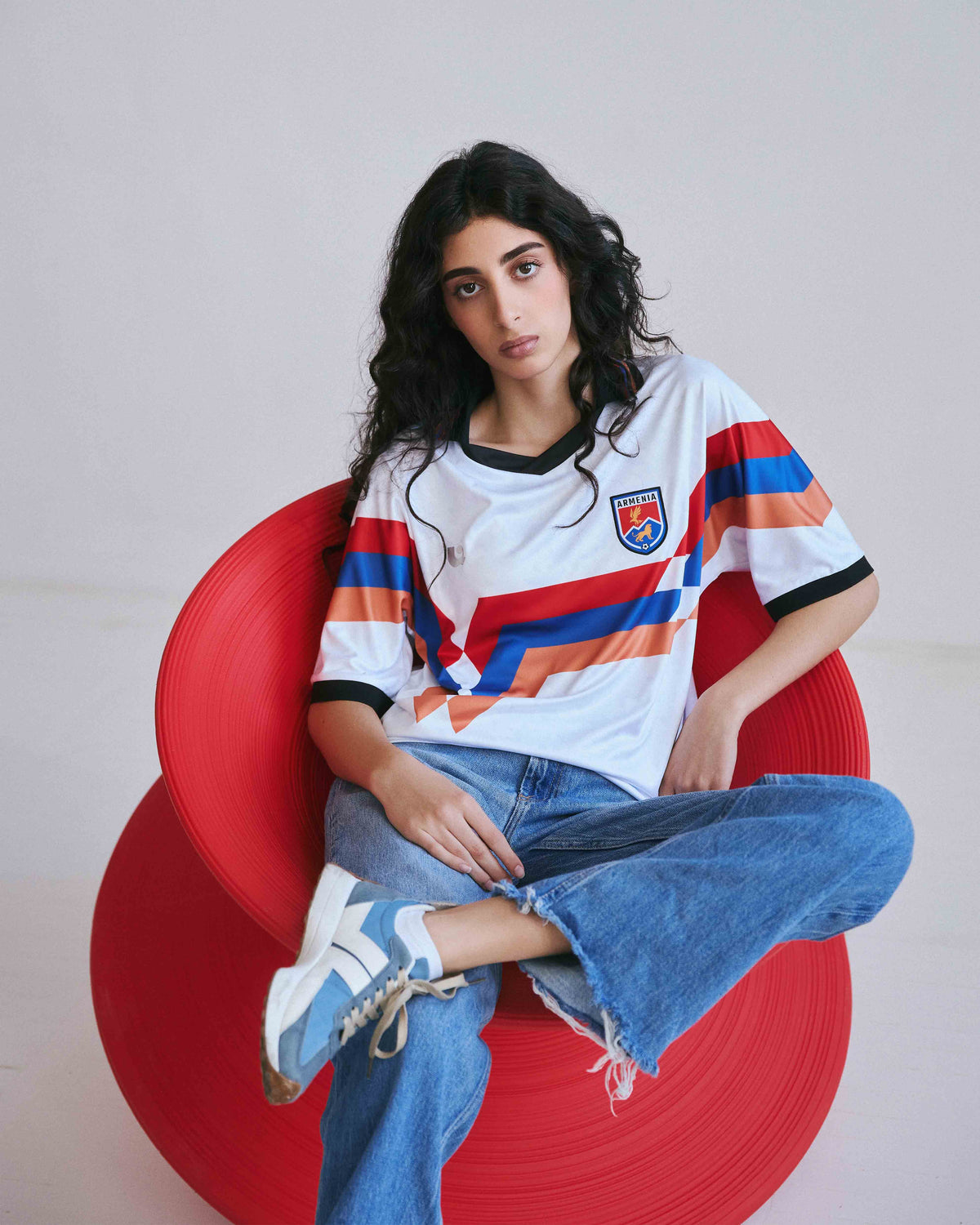 90s Armenia Football Soccer Concept Shirt