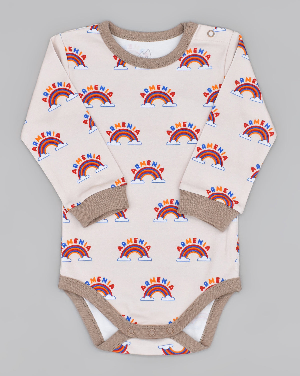 Armenia Rainbow ORGANIC Baby Onesie