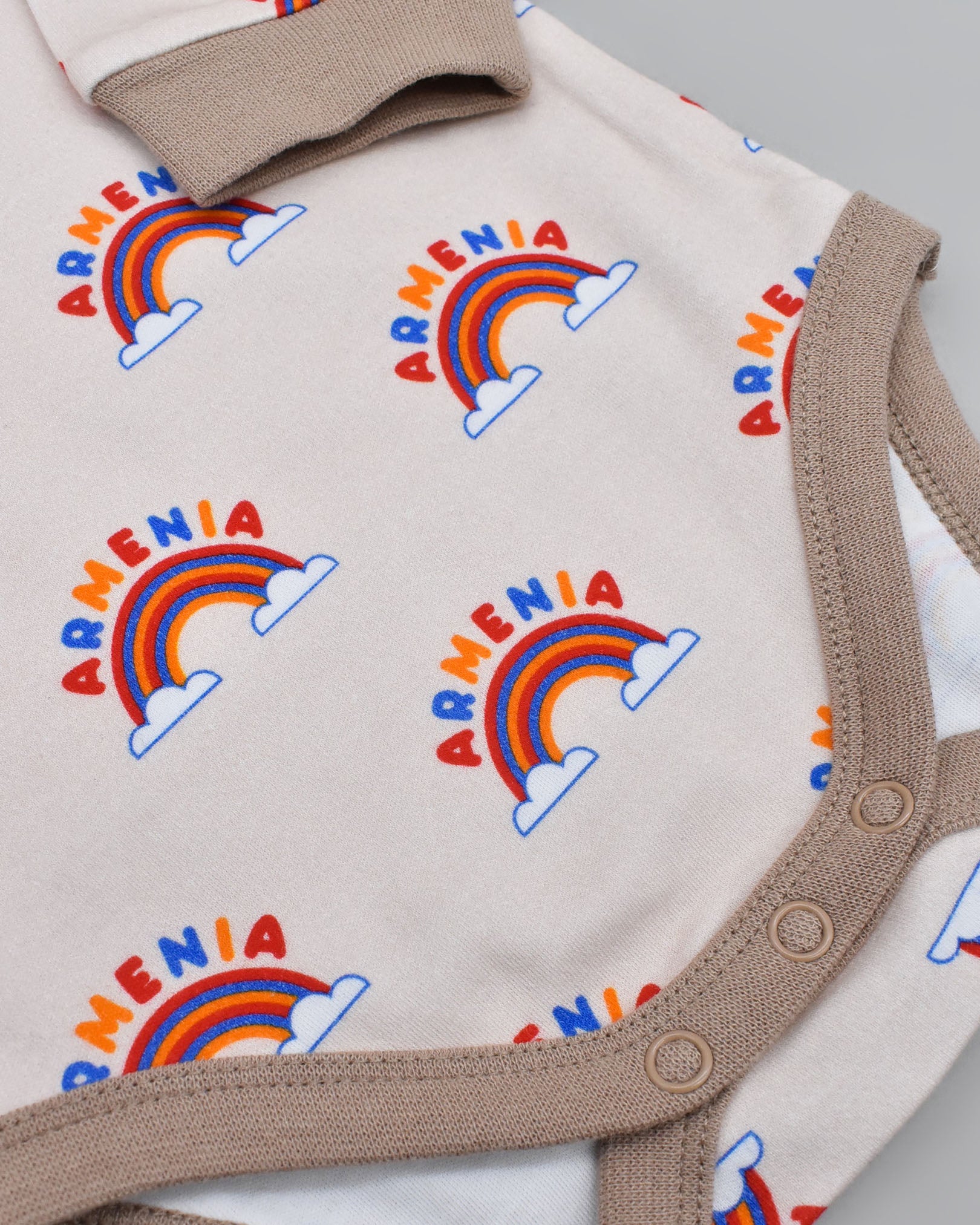 Armenia Rainbow ORGANIC Baby Onesie