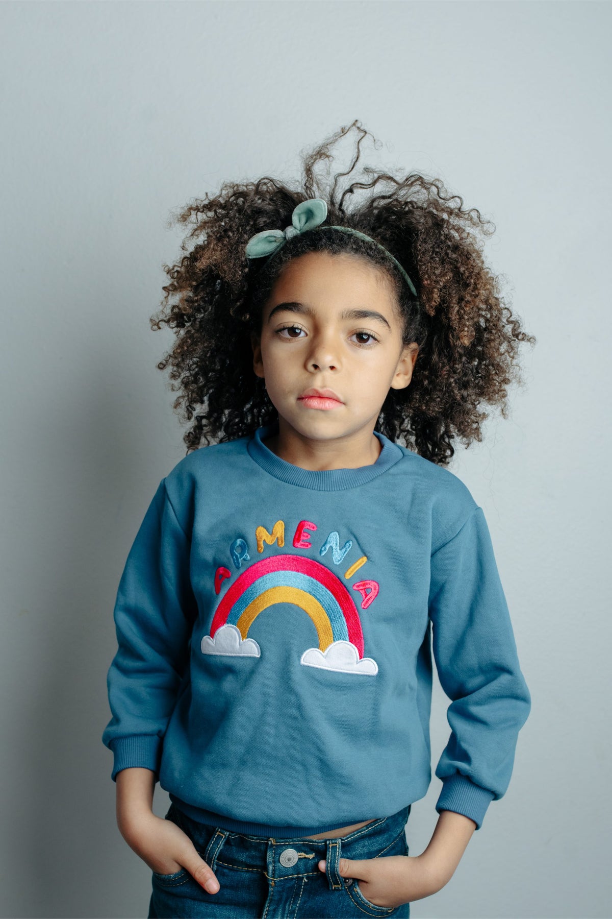 Toddler Armenian Rainbow Organic Sweatshirt