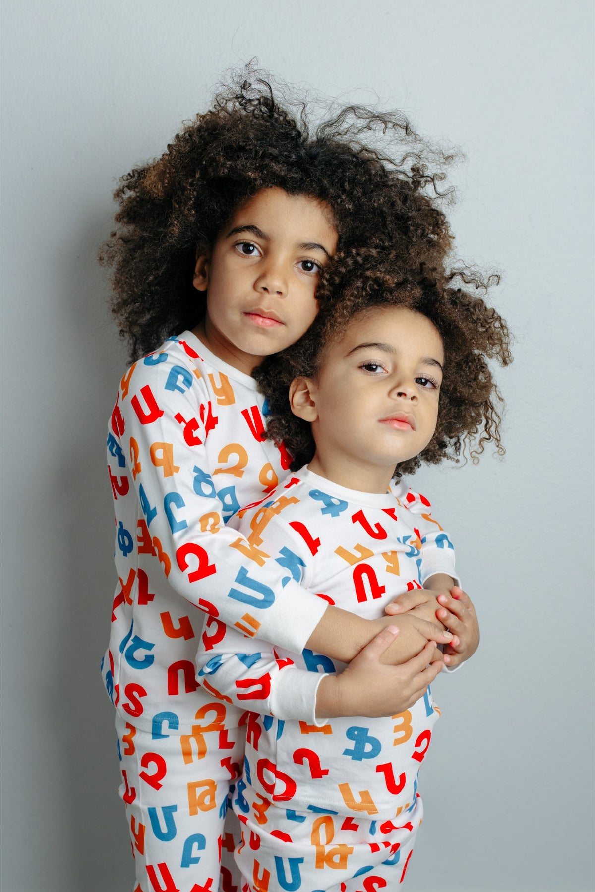 Toddler Armenian Alphabet ORGANIC Pajama Set
