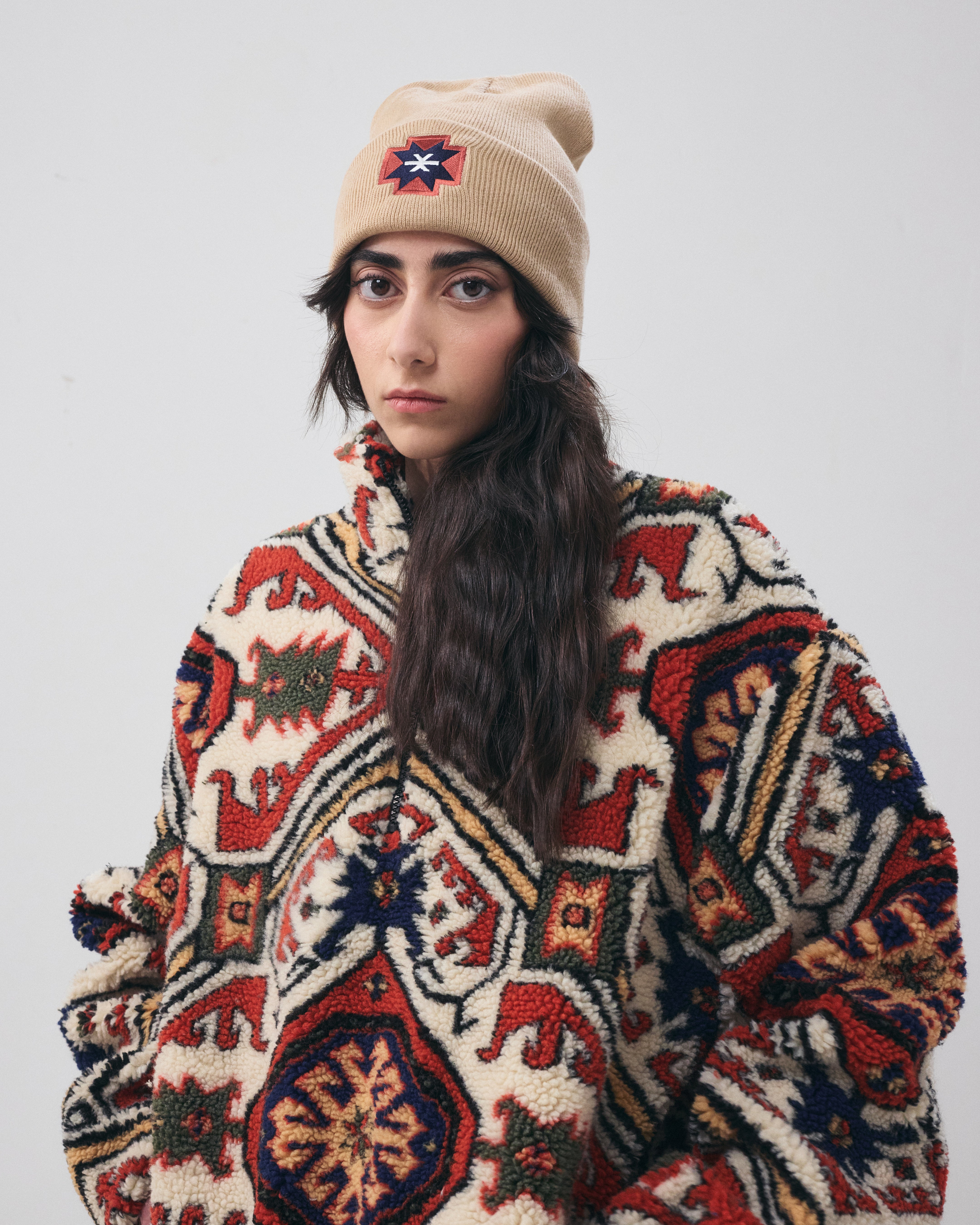 Arev Merino Wool Cuff Beanie