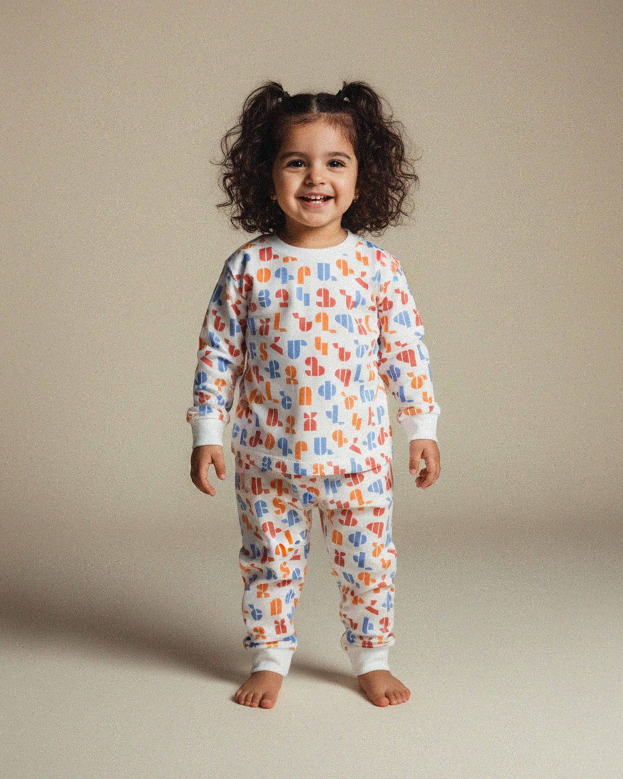 Armenian Alphabet Toddler Pajama Set