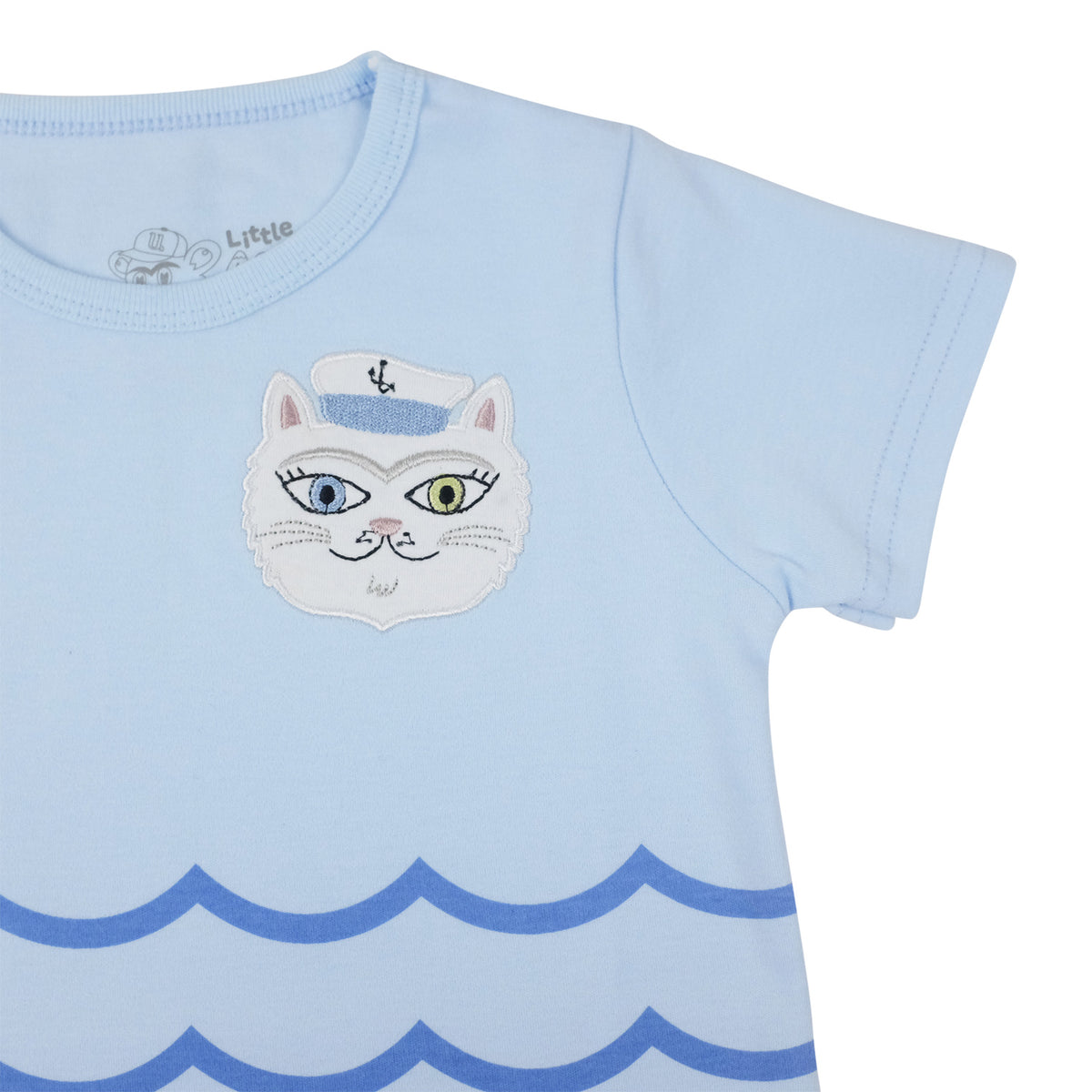 Embroidered Vana the Cat Toddler T-Shirt