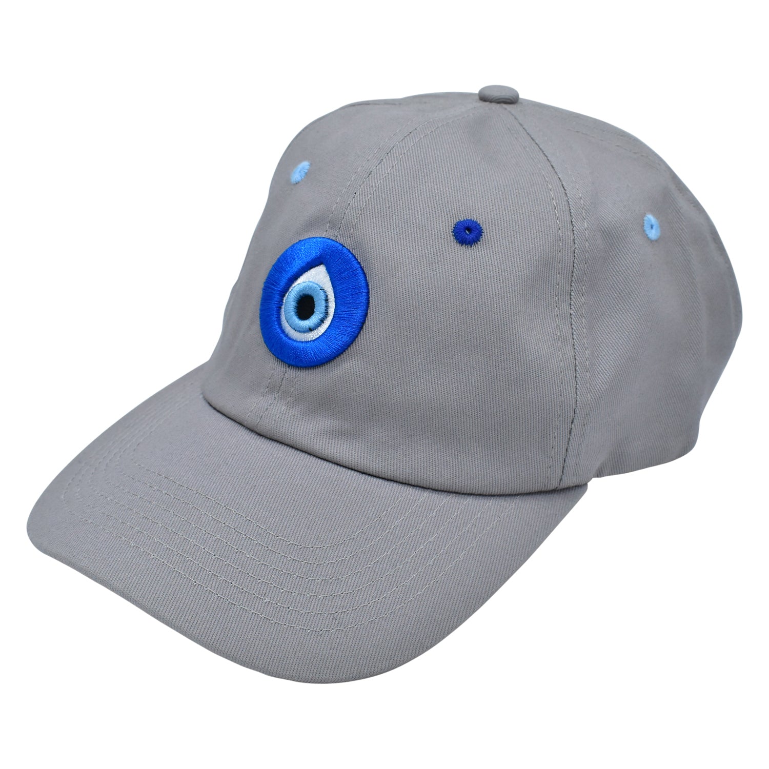 Smokey Grey Evil Eye Cap