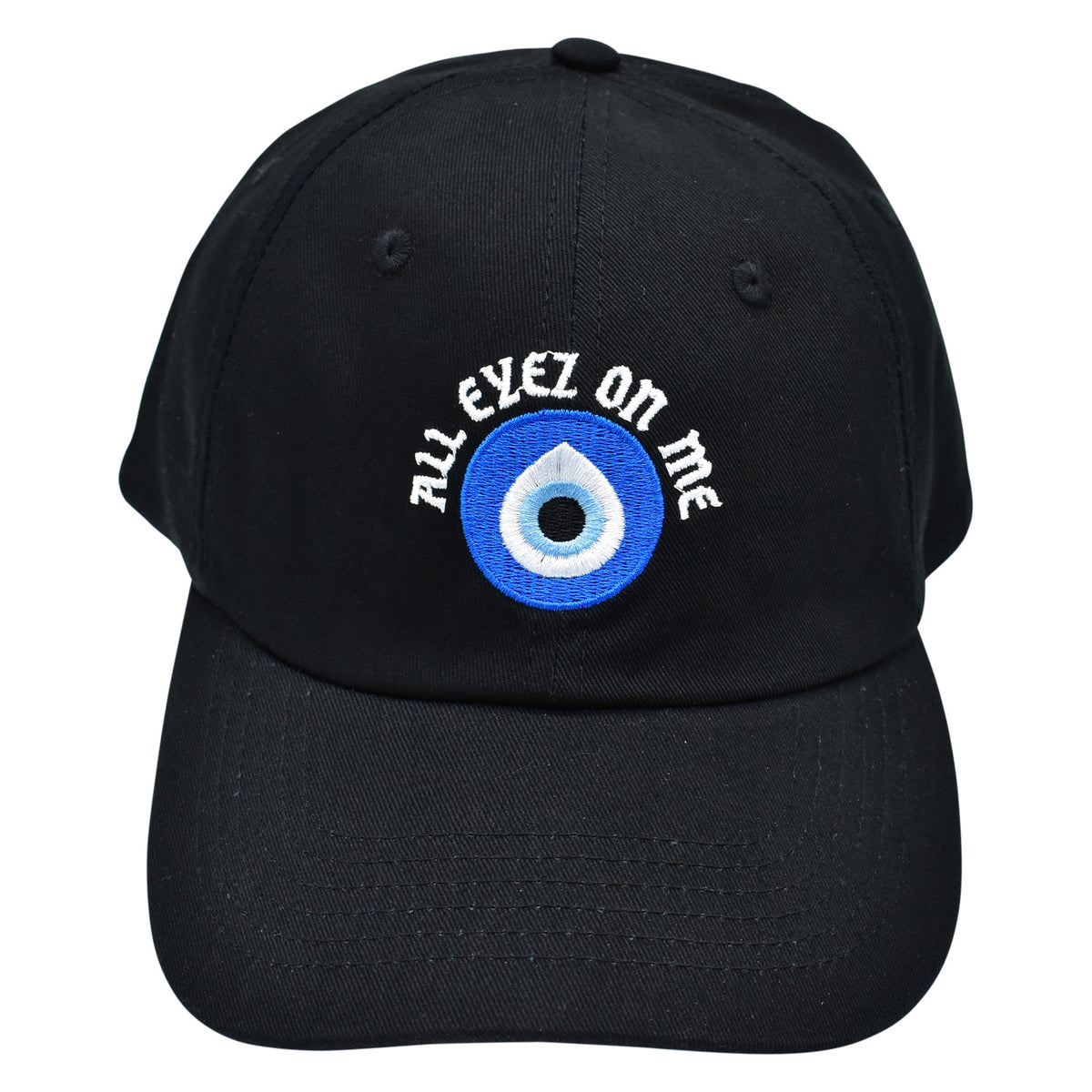 All Eyez on Me Evil Eye Embroidered Cap