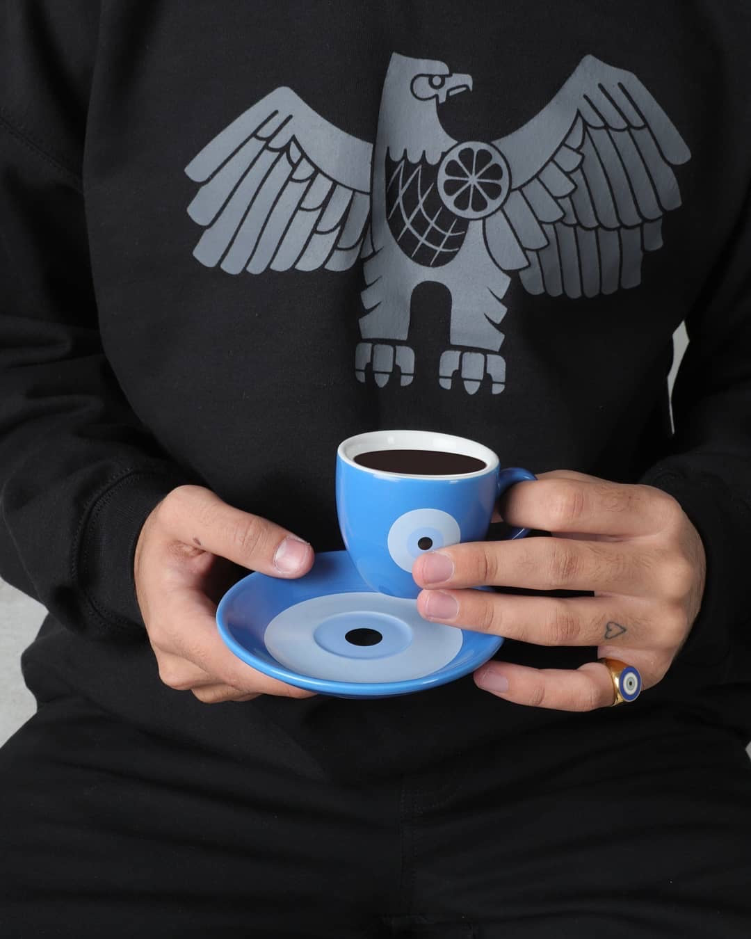 Evil Eye Coffee Cup Set (Espresso/Demitasse Size)