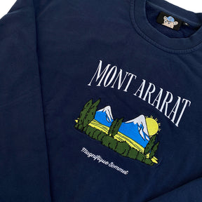 Mont Ararat Vintage Wash Embroidered Sweatshirt