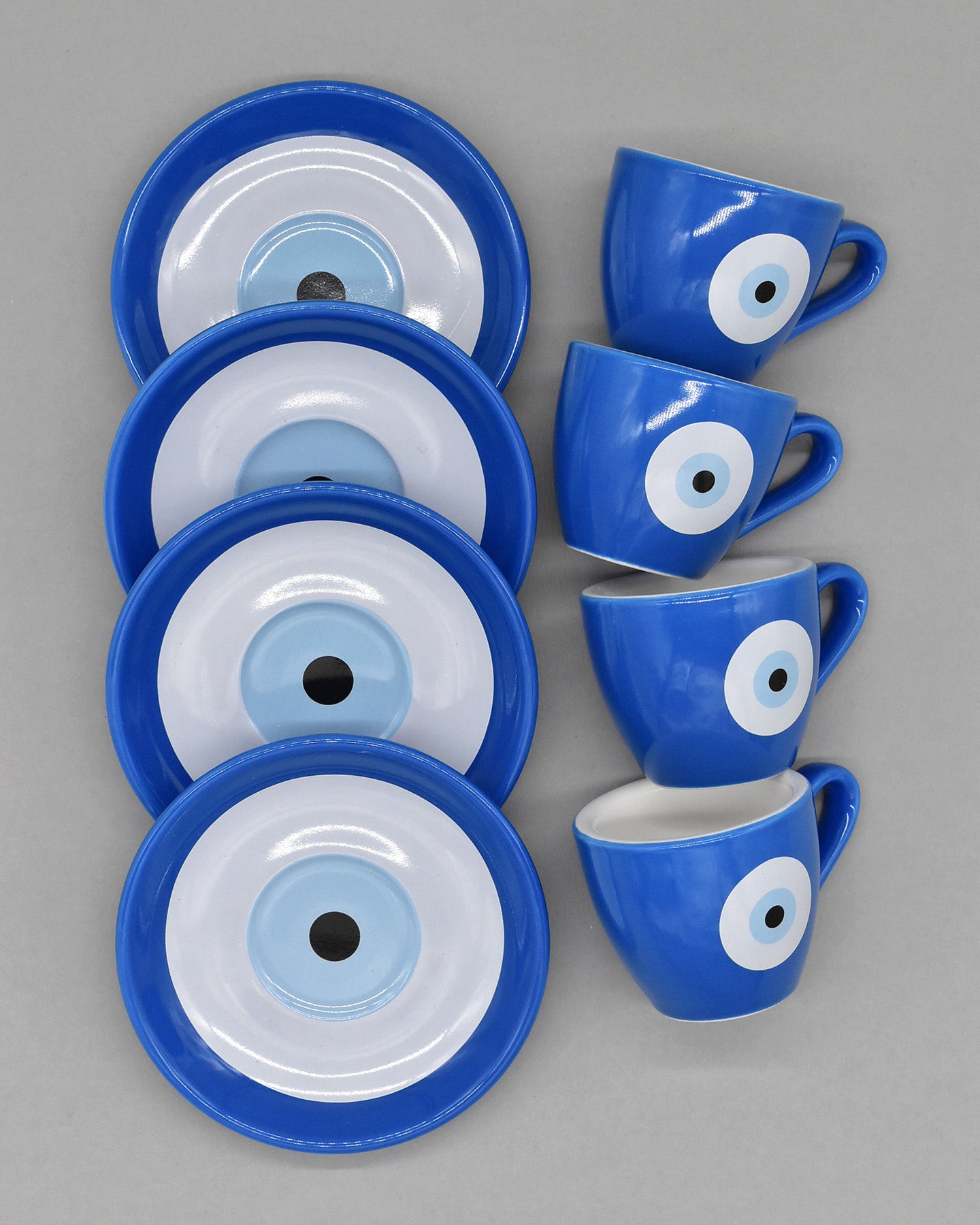 Evil Eye Coffee Cup Set (Espresso/Demitasse Size)