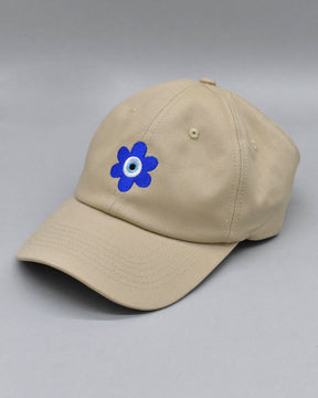Evil Eye Flower Power Retro Dad Cap