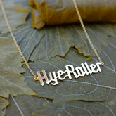 Gold Plated Sterling Silver Hye Roller Necklace