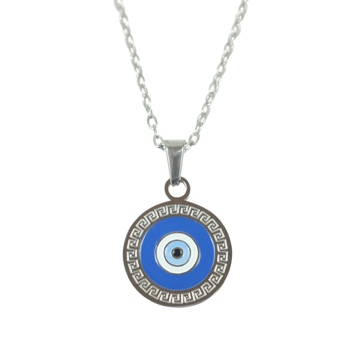 SILVER Evil Eye Necklace