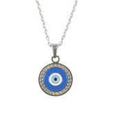 SILVER Evil Eye Necklace