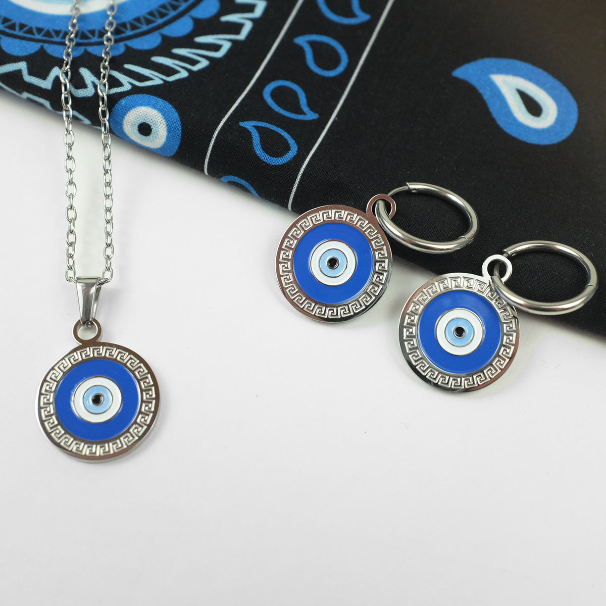 SILVER Evil Eye Necklace