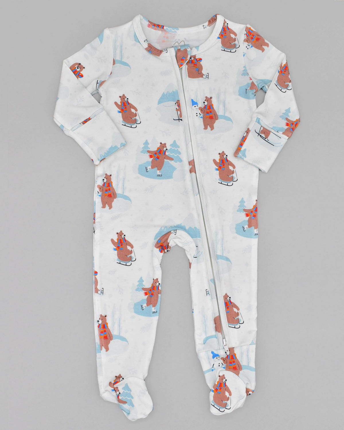 Armenian Bear Bamboo Baby Onesie