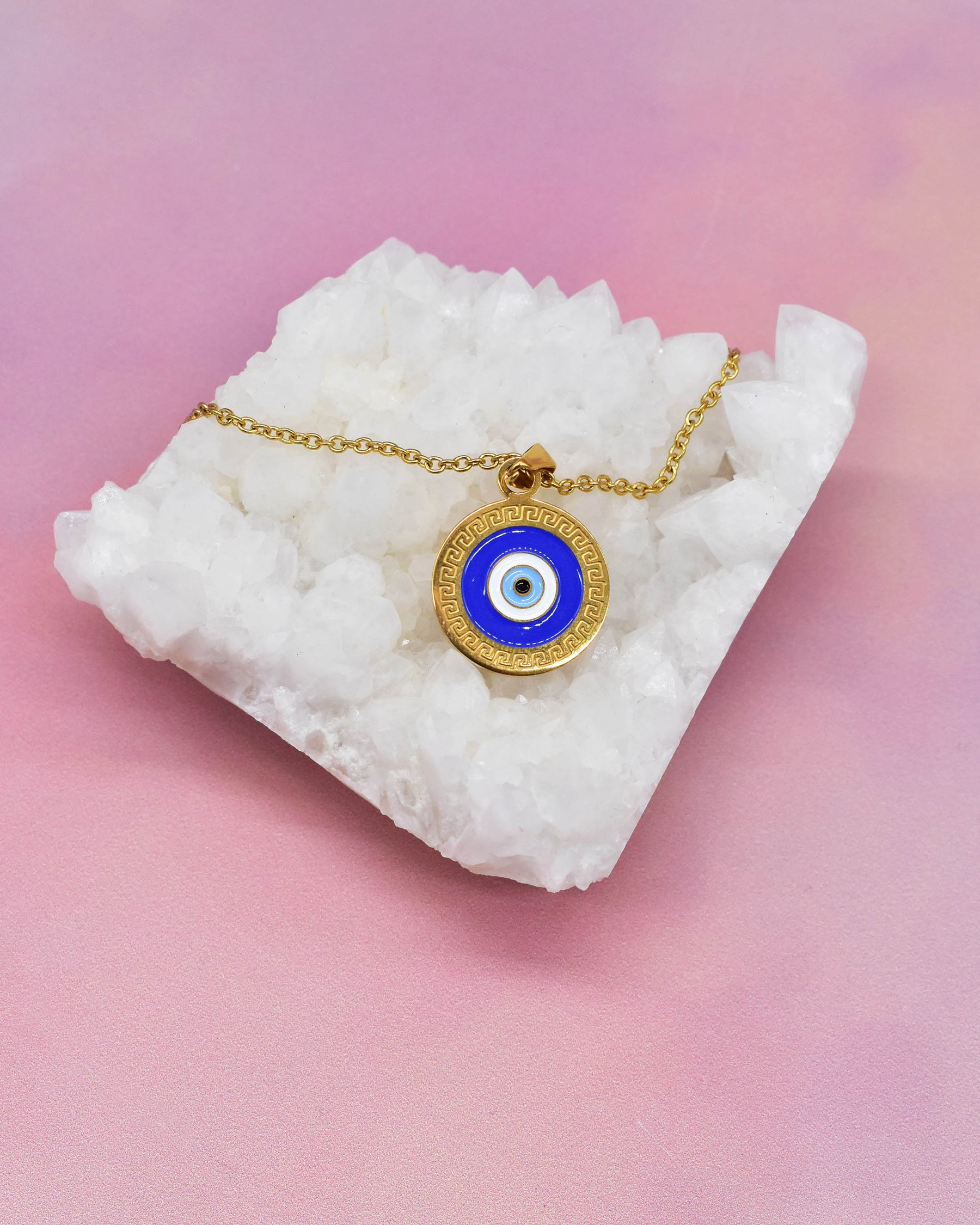 Evil Eye 18K Gold Plated Necklace