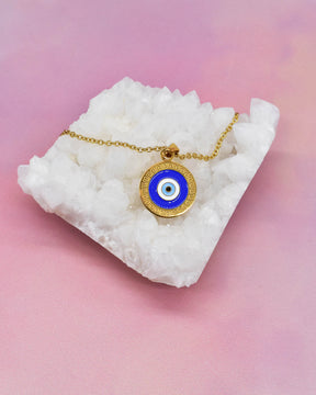 Evil Eye 18K Gold Plated Necklace