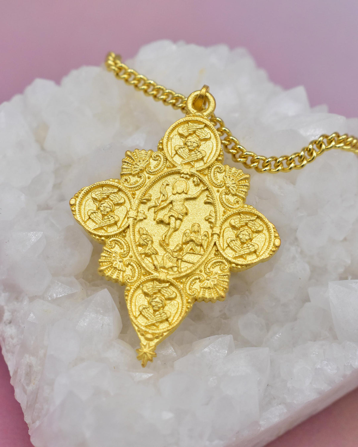 Aralez -  Armenian Kingdom of Cilicia Altar Cross Necklace