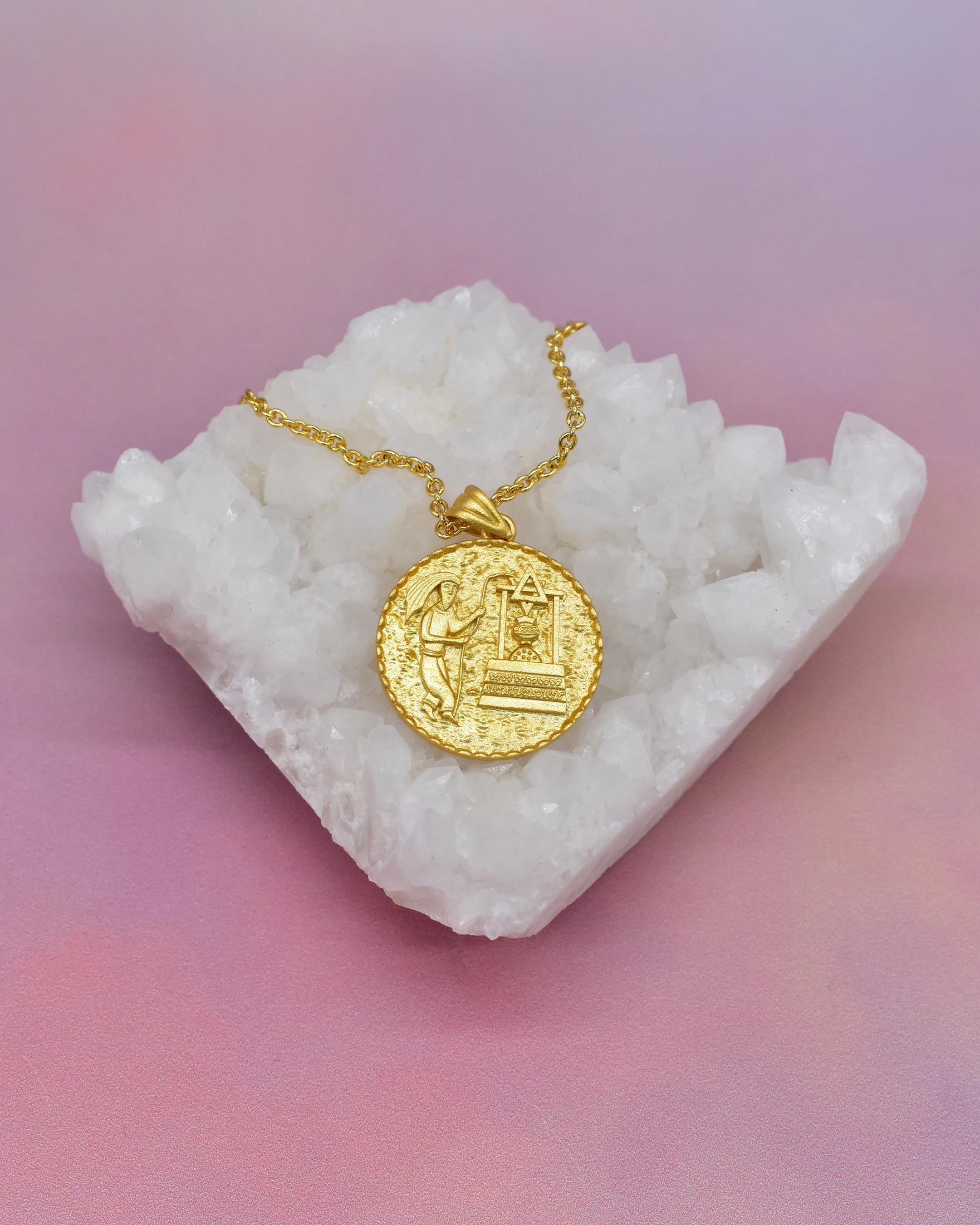 Aralez - Medieval Armenian Zodiac Necklace