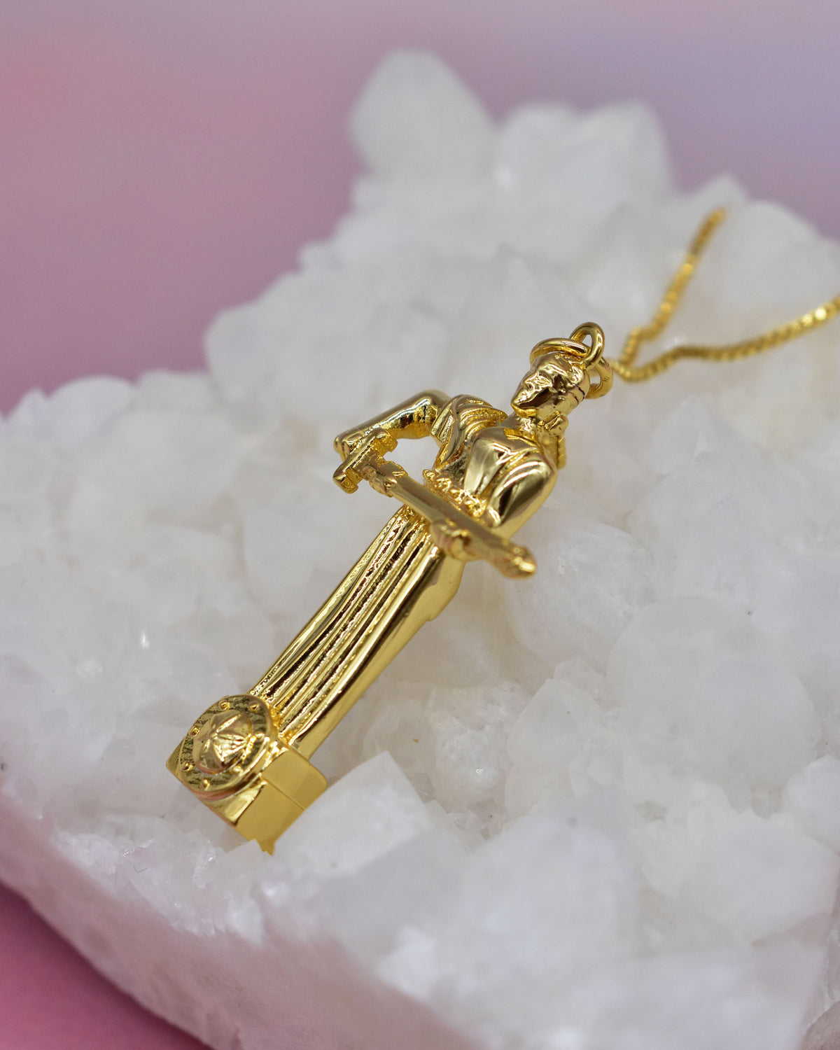 Gold Plated Mother Armenia Necklace