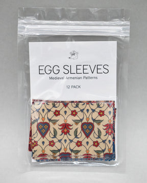 Medieval Armenian Pattern Egg Sleeves (12 pk)
